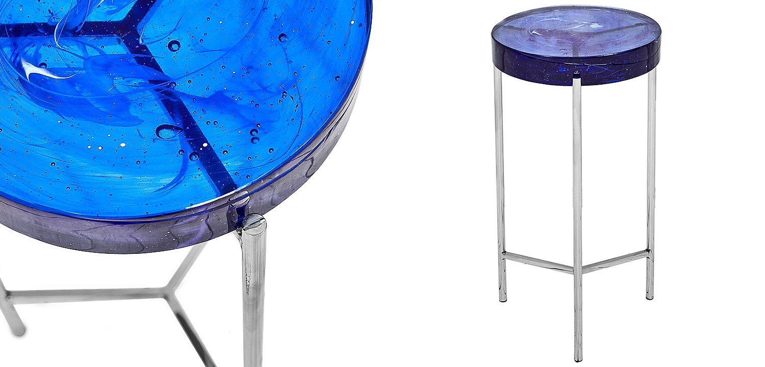 Приставной стол Blue Lollipop Side Table Приставной стол Blue Lollipop Side Table - Loft-Concept в Костроме