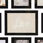 Рамка для 9-ти фотографий квадратная Moment Forever варинант исполнения - 3 | Loft Concept в Костроме