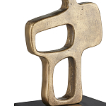 Настольная лампа с фигурным каркасом и прямоугольным тканевым абажуром Brutalist Profile варинант исполнения - 1 | Loft Concept в Костроме