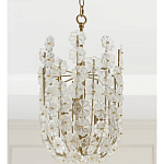 Подвесной светильник декорированный цветами из стекла Lightness of Flowers варинант исполнения - 3 | Loft Concept в Костроме