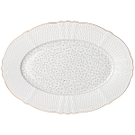 Обеденный сервиз белого цвета из фарфора на 6 персон 23 предмета Floral Charm варинант исполнения - 2 | Loft Concept в Костроме