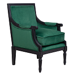 Кресло Harry Armchair black and green velour варинант исполнения - 1 | Loft Concept в Костроме
