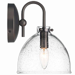 Бра с куполообразным прозрачным плафоном Glass Dome with Seeds варинант исполнения - 3 | Loft Concept в Костроме