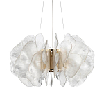 Люстра с декором в виде крупных рельефных лепестков 80 см Ethereal Bloom варинант исполнения - 1 | Loft Concept в Костроме