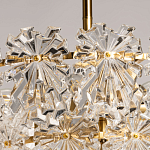 Люстра многоярусная с объемными прозрачными цветами Hanging Flowers варинант исполнения - 6 | Loft Concept в Костроме