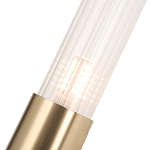 Бра с вытянутым рифленым стеклянным плафоном цилиндрической формы Trumpet tube варинант исполнения - 3 | Loft Concept в Костроме