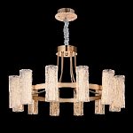 Люстра круглая с текстурными цилиндрическими плафонами Glimpse варинант исполнения - 6 | Loft Concept в Костроме