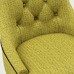 Мебельная ткань Шенилл горчичный цвет 142 см T4-62 варинант исполнения - 11 | Loft Concept в Костроме