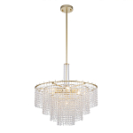 Люстра многоярусная с каскадами кристаллов Crystal Rains варинант исполнения - 2 | Loft Concept в Костроме