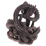 Декоративная статуэтка Дракон Fuzanglong Dragon Dark Bronze Statuette варинант исполнения - 4 | Loft Concept в Костроме