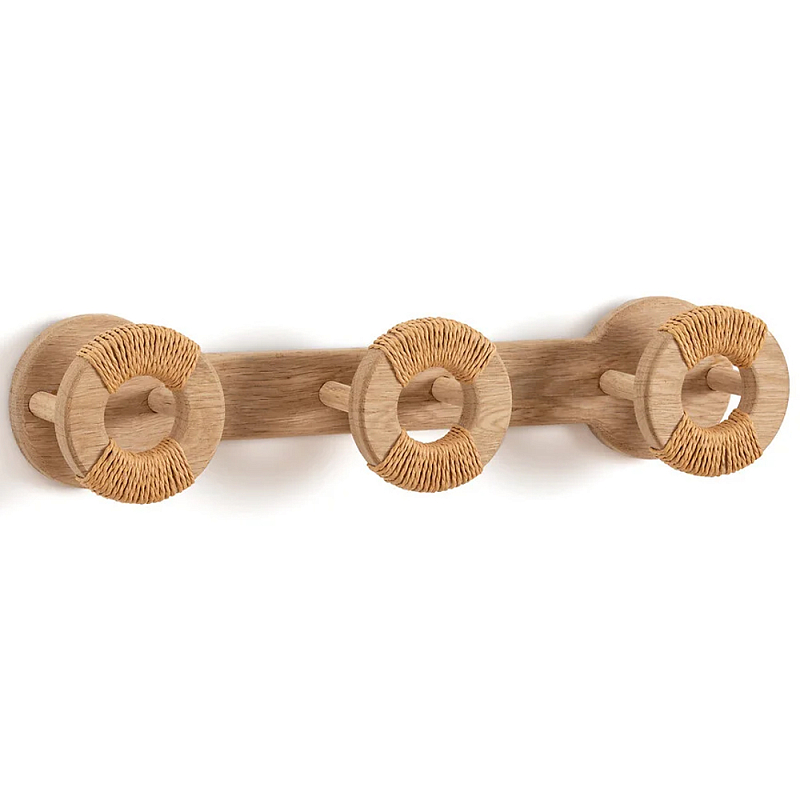 Деревянная настенная вешалка Alma Wood Hanger Древесина Деревянная настенная вешалка Alma Wood Hanger Древесина в Костроме | Loft Concept