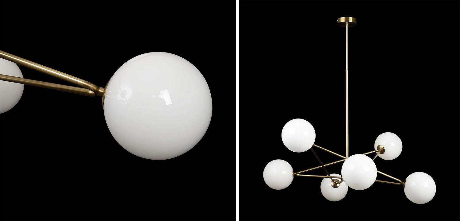 Люстра Chandelier Constellation Orbs White Люстра Chandelier Constellation Orbs White - Loft-Concept в Костроме
