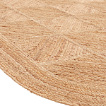 Ковер из джута квадратный с закругленными краями Atlas варинант исполнения - 2 | Loft Concept в Костроме