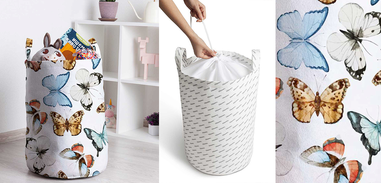 Корзина Butterflies Basket Корзина Butterflies Basket - Loft-Concept в Костроме