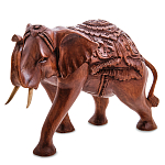 Статуэтка из дерева суар в виде слона Two Tusks варинант исполнения - 1 | Loft Concept в Костроме