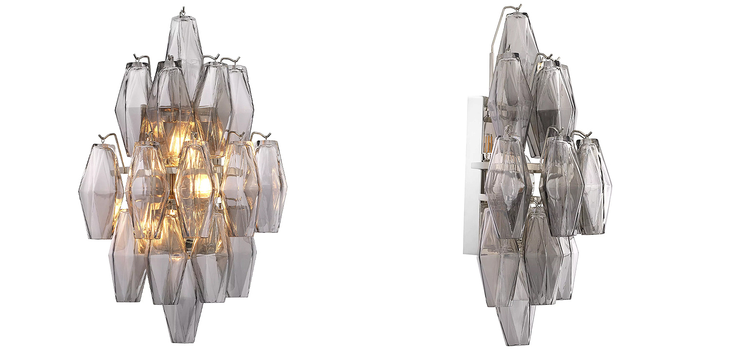 Бра Eichholtz Wall Lamp Benini Smoke Бра Eichholtz Wall Lamp Benini Smoke - Loft-Concept в Костроме