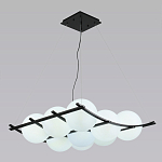 Люстра подвесная с 9-ю плафонами в форме шара Yarvi варинант исполнения - 4 | Loft Concept в Костроме