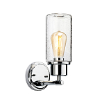 Бра с цилиндрическим прозрачным плафоном из стекла с пузырьками Elstead Lighting варинант исполнения - 1 | Loft Concept в Костроме