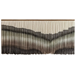 Пейзаж из нитей Макраме Wall decor Black and White Landscape варинант исполнения - 6 | Loft Concept в Костроме