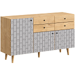 Буфет с принтом на дверцах Elise Cupboard варинант исполнения - 13 | Loft Concept в Костроме