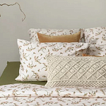 Чехол на подушку с макраме бежевого цвета Macrame варинант исполнения - 6 | Loft Concept в Костроме