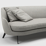 Мебельная ткань Шенилл серо-голубой цвет 142 см T4-47 варинант исполнения - 6 | Loft Concept в Костроме