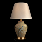 Настольная лампа бежевая с изображением птиц Slip Away варинант исполнения - 8 | Loft Concept в Костроме