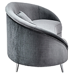 Диван с мягкой обивкой из ткани серый Ethan Sofa варинант исполнения - 1 | Loft Concept в Костроме