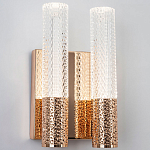 Бра с двумя плафонами Dew Drops Tube Duo Gold Wall Lamp варинант исполнения - 3 | Loft Concept в Костроме