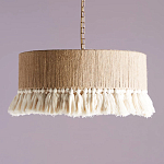 Люстра круглая плетеная с кисточками Solar Glow варинант исполнения - 6 | Loft Concept в Костроме