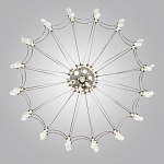 Люстра подвесная из металла с прозрачными подвесками из хрусталя Quasar 93 варинант исполнения - 11 | Loft Concept в Костроме