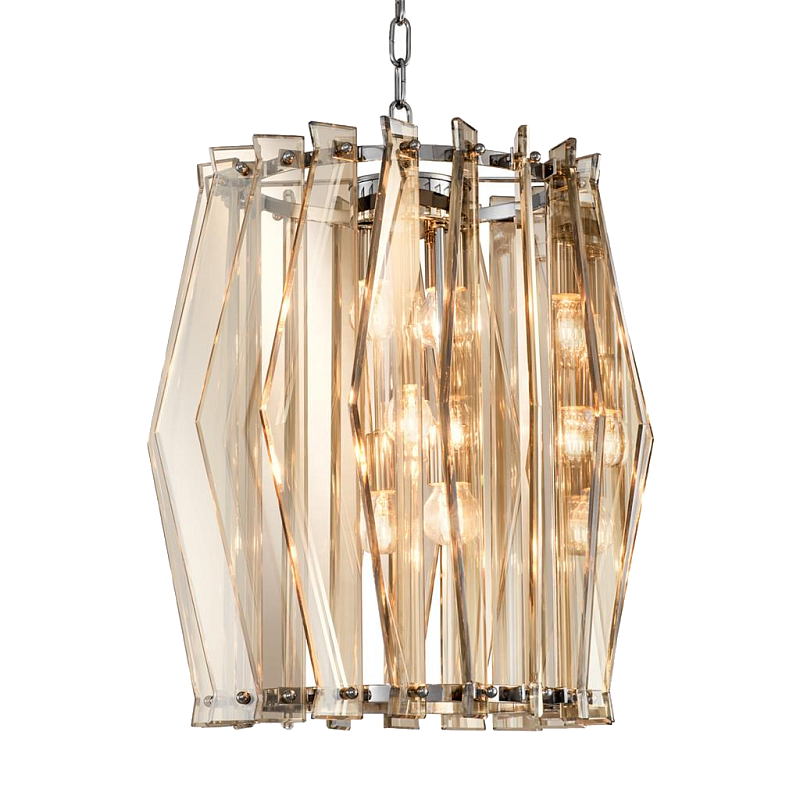 Люстра Chandelier Twist Никель Золотой Люстра Chandelier Twist Никель Золотой в Костроме | Loft Concept