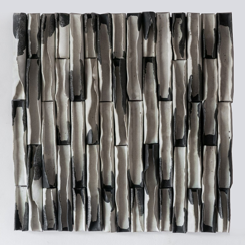 Объемное фактурное панно Metropolis Graphite Grey Серый бетон в Костроме | Loft Concept 