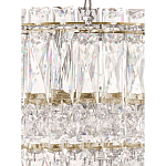 Люстра подвесная круглая из прозрачного хрусталя с золотым корпусом Selfsufficient варинант исполнения - 5 | Loft Concept в Костроме