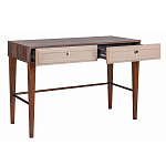 Стол письменный из массива бука с 2-мя ящиками бежевый Wenge Light варинант исполнения - 3 | Loft Concept в Костроме