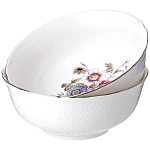 Обеденный сервиз из фарфора с рисунком цветов на 6 персон 23 предмета Garden Whisper Porcelain Set  варинант исполнения - 5 | Loft Concept в Костроме