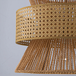 Подвесной светильник с абажуром из натуральных материалов Light Inside the Cell варинант исполнения - 9 | Loft Concept в Костроме