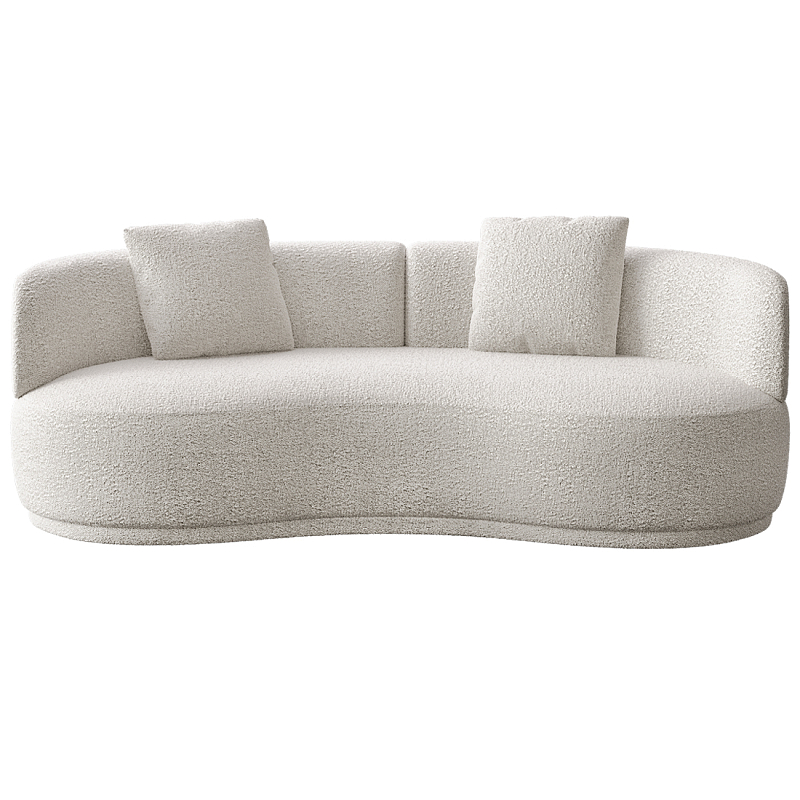 Двухместный диван Calypso Молочный в Костроме | Loft Concept 