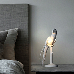 Настольная лампа в виде попугая White Parrot Table Lamp варинант исполнения - 2 | Loft Concept в Костроме