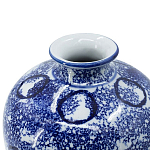 Ваза из фарфора сине-белого цвета Blue & White Ornament  варинант исполнения - 2 | Loft Concept в Костроме