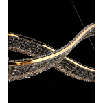 Люстра волнистой формы с фактурным хрустальным плафоном Light Delight варинант исполнения - 6 | Loft Concept в Костроме