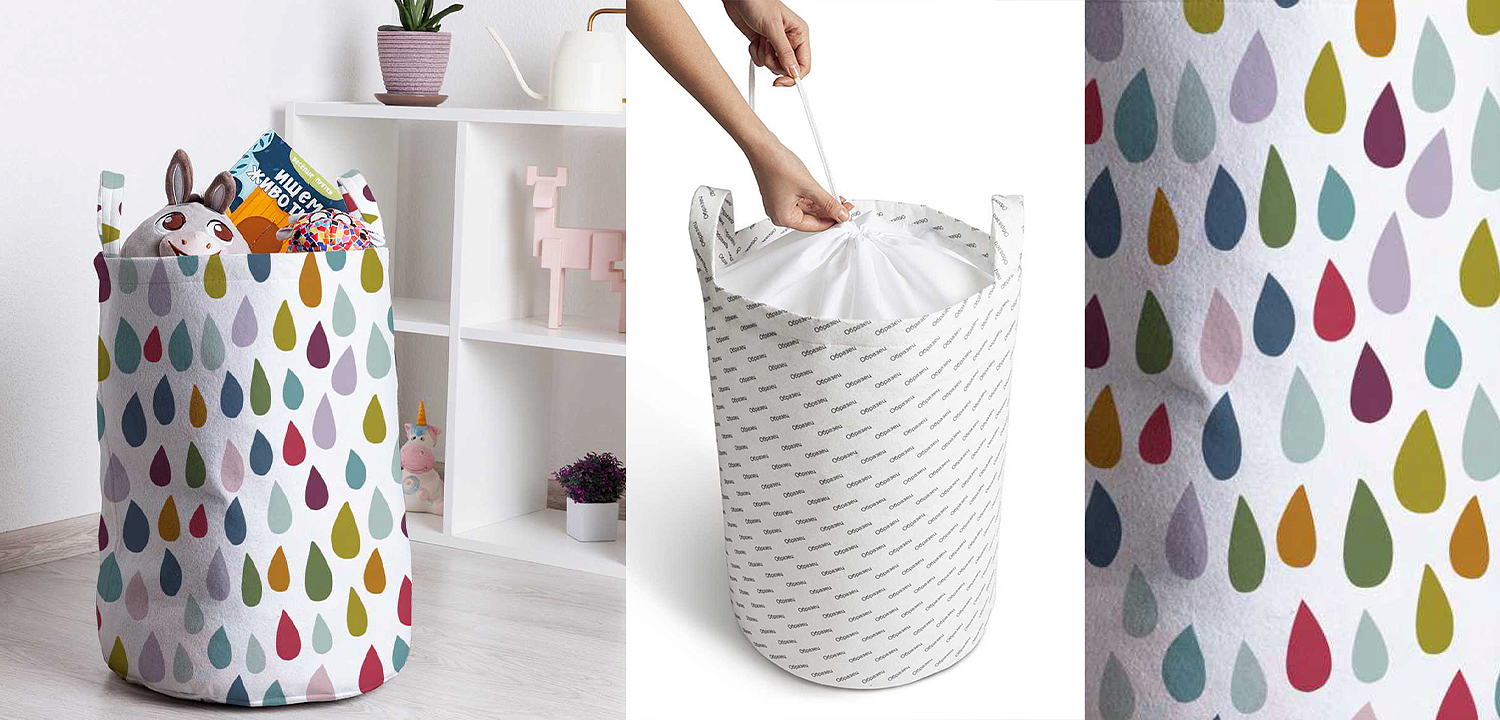 Корзина Drops Pattern Basket Корзина Drops Pattern Basket - Loft-Concept в Костроме