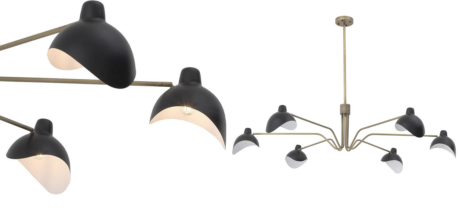 Люстра Eichholtz Chandelier Tyler brass Люстра Eichholtz Chandelier Tyler brass - Loft-Concept в Костроме