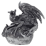 Декоративная статуэтка Дракон Silver Dragon Statuette варинант исполнения - 3 | Loft Concept в Костроме