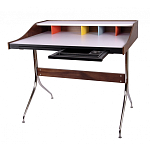 Письменный стол с 2-мя чёрными выдвижными ящиками и нишей с цветными разделителями Ballan варинант исполнения - 1 | Loft Concept в Костроме