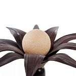 Настольная лампа черная INDONESIAN LAMPS варинант исполнения - 2 | Loft Concept в Костроме