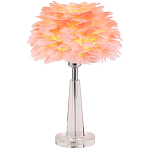 Настольная лампа с перьями Plumage Pink Table Lamp варинант исполнения - 1 | Loft Concept в Костроме