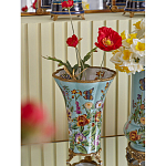 Ваза со стрекозой из фарфора с бронзовыми элементами Paradise Dragonfly варинант исполнения - 5 | Loft Concept в Костроме