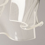 Подвесной светильник цилиндрической формы с прозрачным волнистым плафоном Wave Line варинант исполнения - 8 | Loft Concept в Костроме