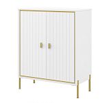 Тумба белая с двумя дверками и полками Antique Order варинант исполнения - 1 | Loft Concept в Костроме